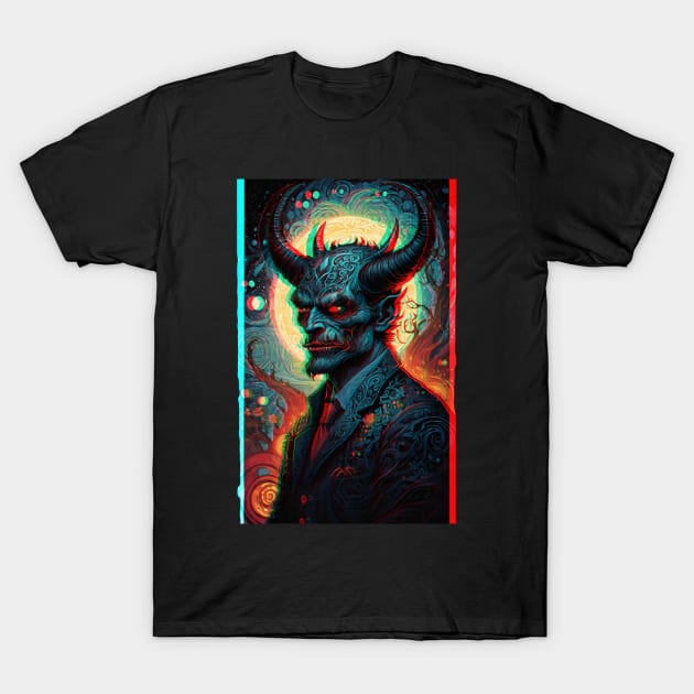 3D Devil T-Shirt by Grave Digs